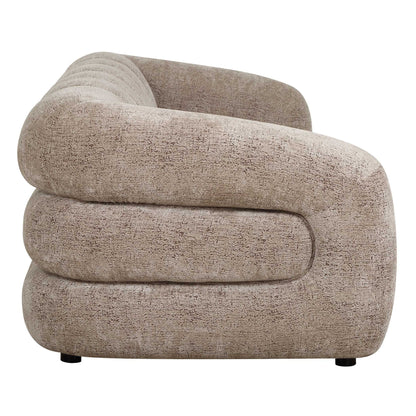 Modella - Upholstered Chenille Sofa - Brown