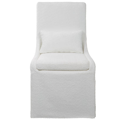 Coley - Armless Chair - White