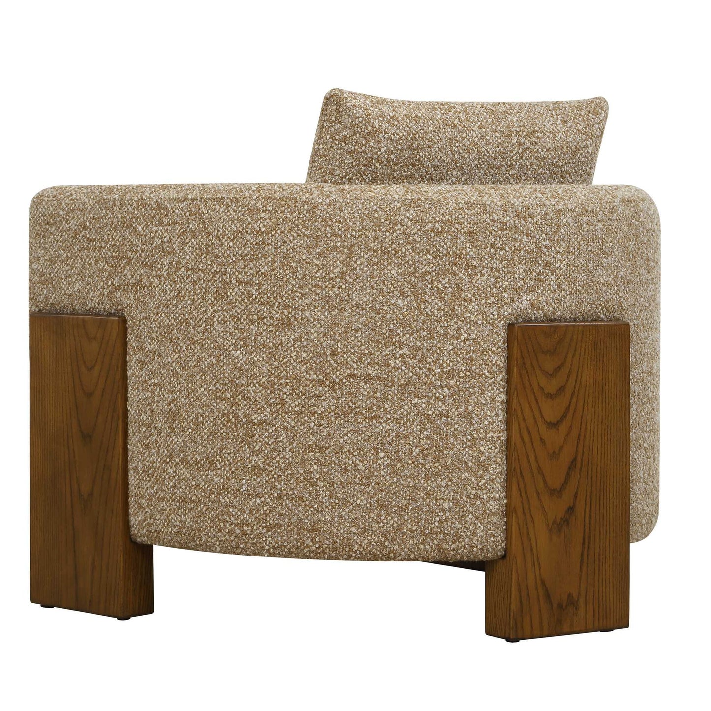 Halligan - Upholstered Accent Chair - Brown