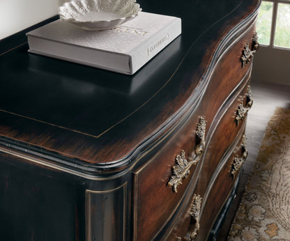 Charleston - Three-Drawer Accent Chest - Dark Brown
