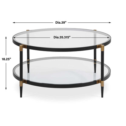 Chadid - Round Glass Table
