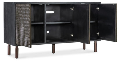 Commerce And Market - Jachar Entertainment Credenza - Dark Brown