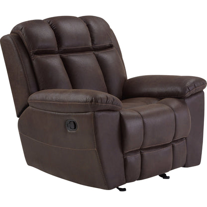 Goliath - Manual Glider Recliner - Arizona Brown