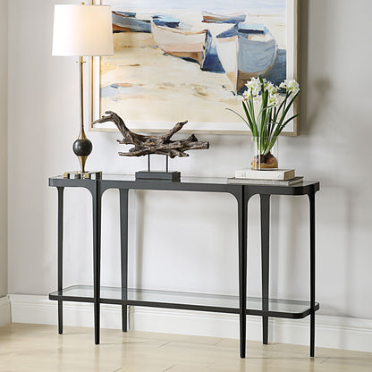 Atchison - Iron Console Table - Black