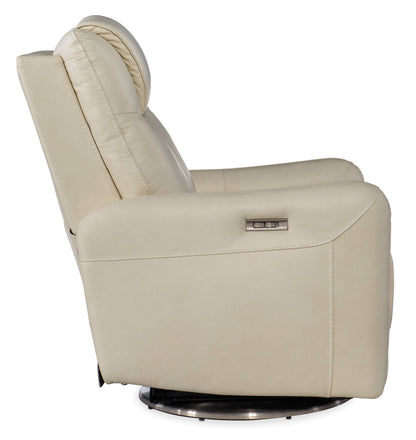 RC - Steffen Swivel Recliner With Power Headrest
