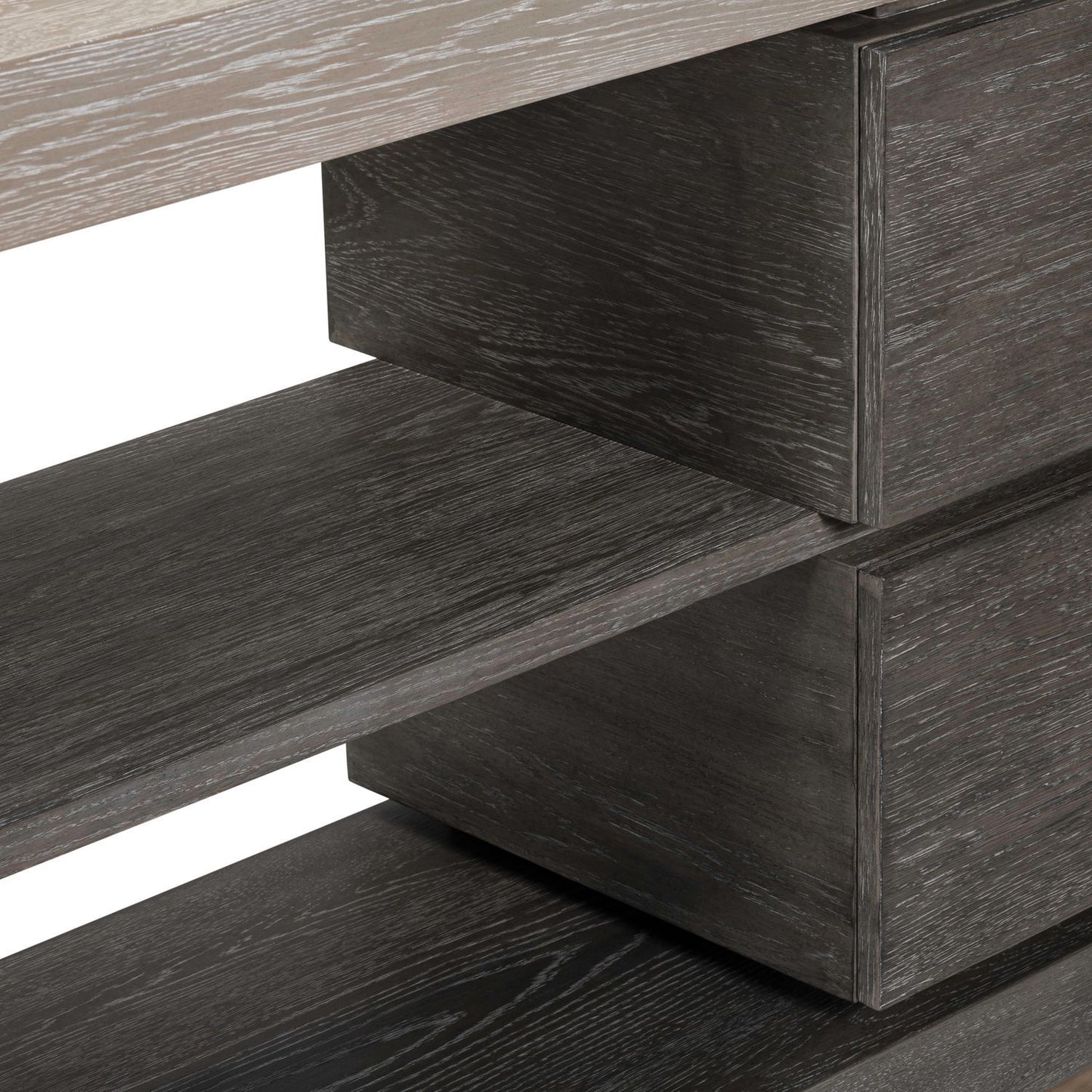 Piedmont - 84'' TV Console - Charcoal / Ash