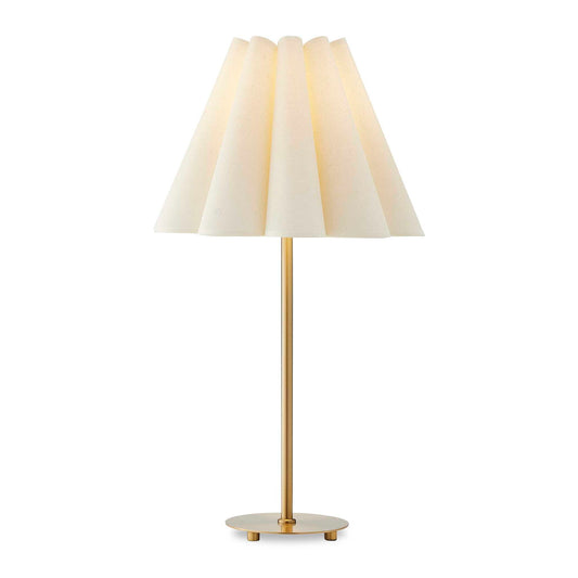 Lilabet - Fluted Shade Table Lamp - Gold