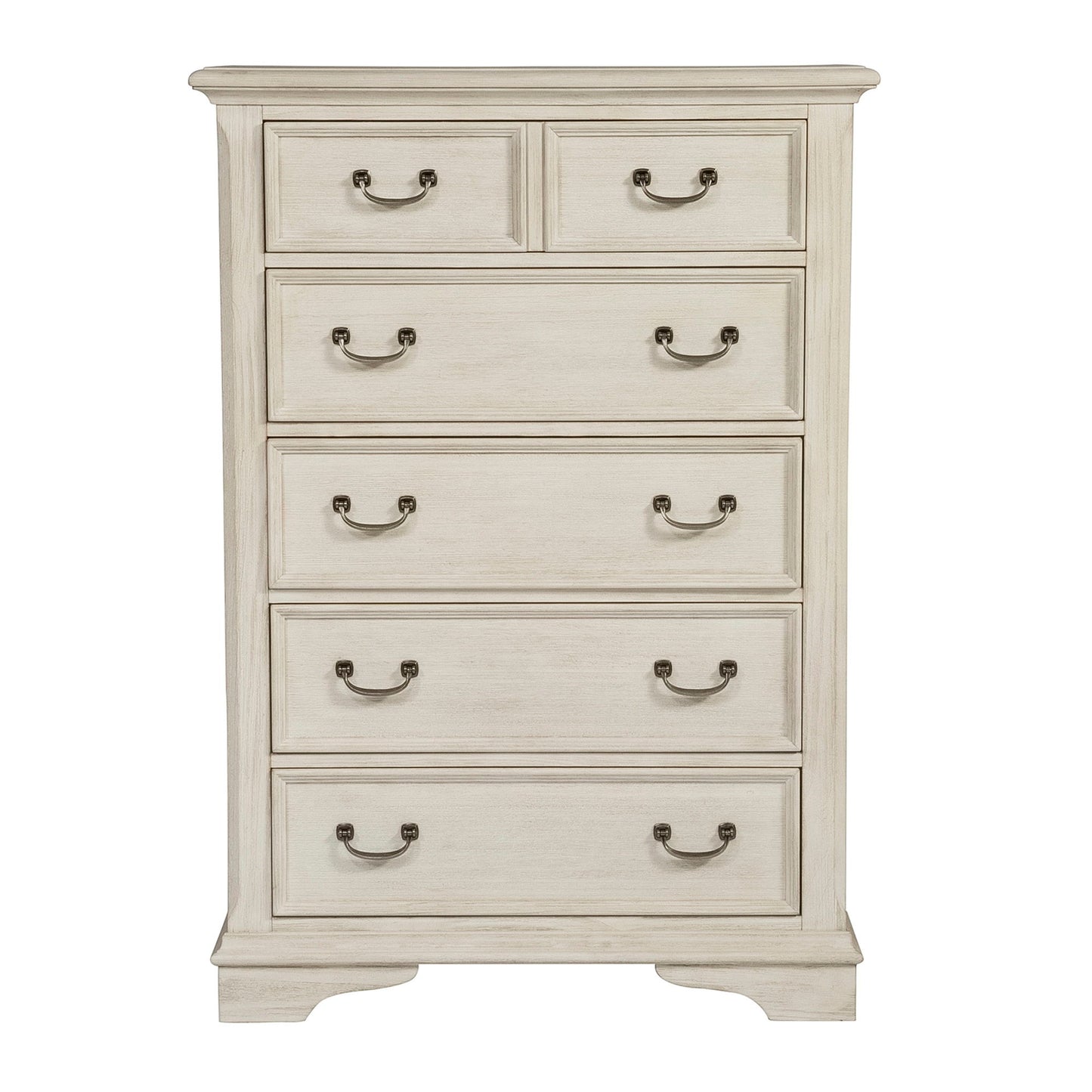 Bayside - 5 Drawer Chest - White