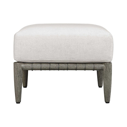 Borneo - Cushion Outdoor Ottoman - White