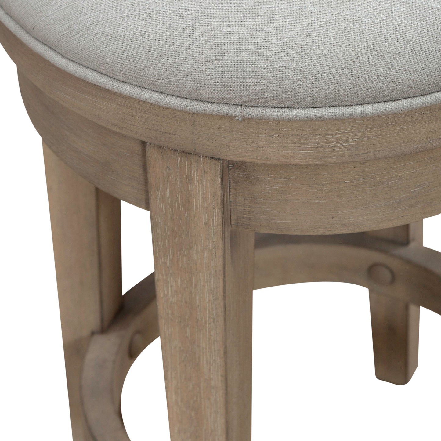 Brentwood - Upholstered Swivel Console Stool - Sandstone