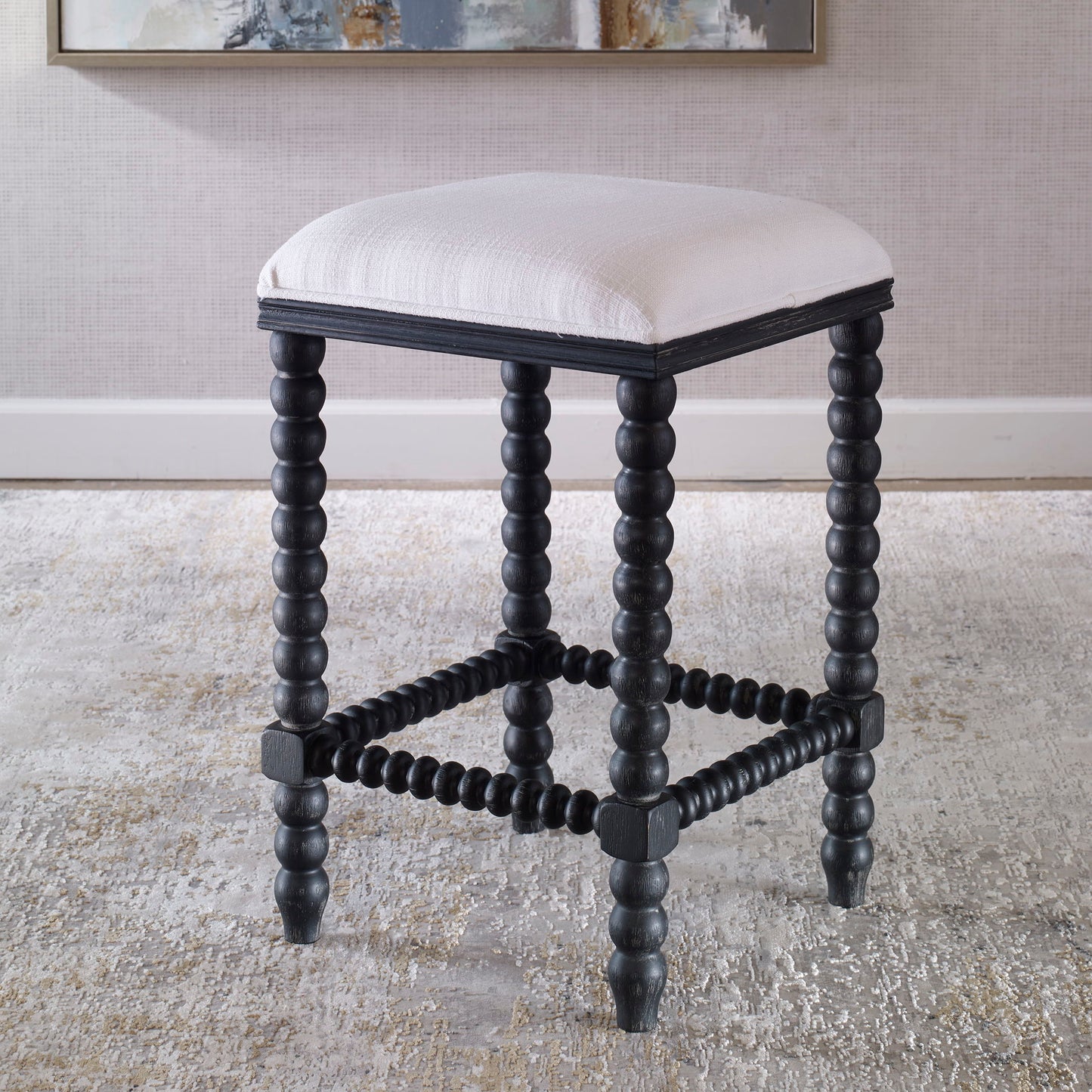 Pryce - Backless Counter Stool - Black