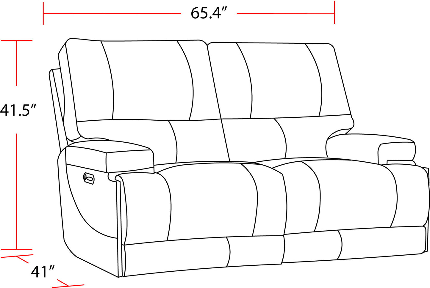 Whitman - Powered By Freemotion Living Room Set