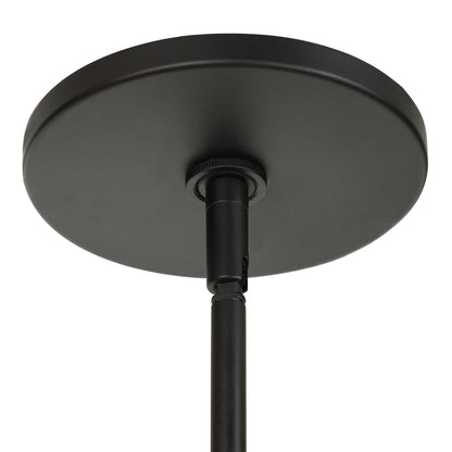 Reins - Accent Straps 4 Light Chandelier - Black