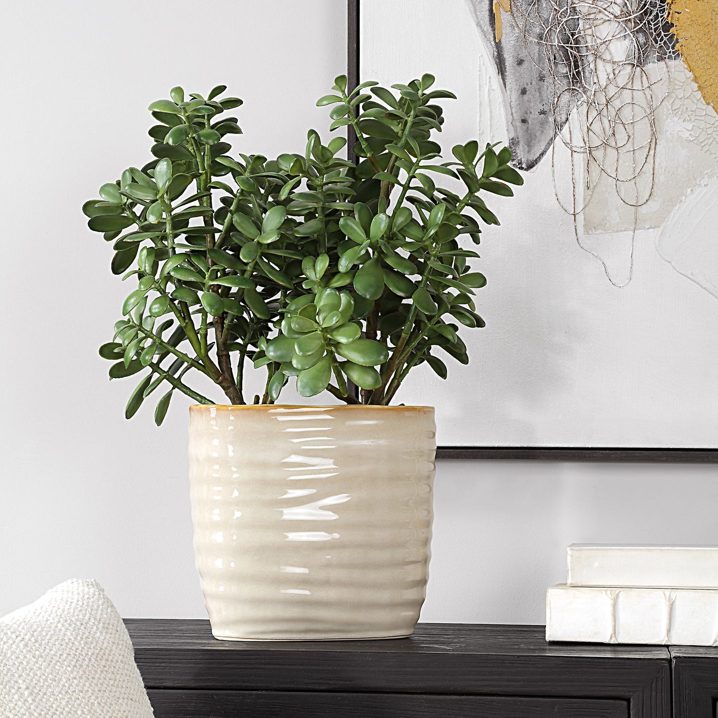 Crassula Jade - Accent Plant - Beige