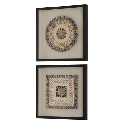 Intertwine - Knit Paper Shadow Box (Set of 2)