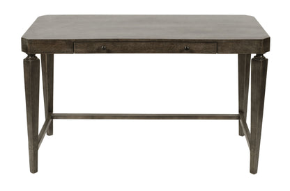 Adrian - Two Drawer Writing Desk - Rocky Road Gray