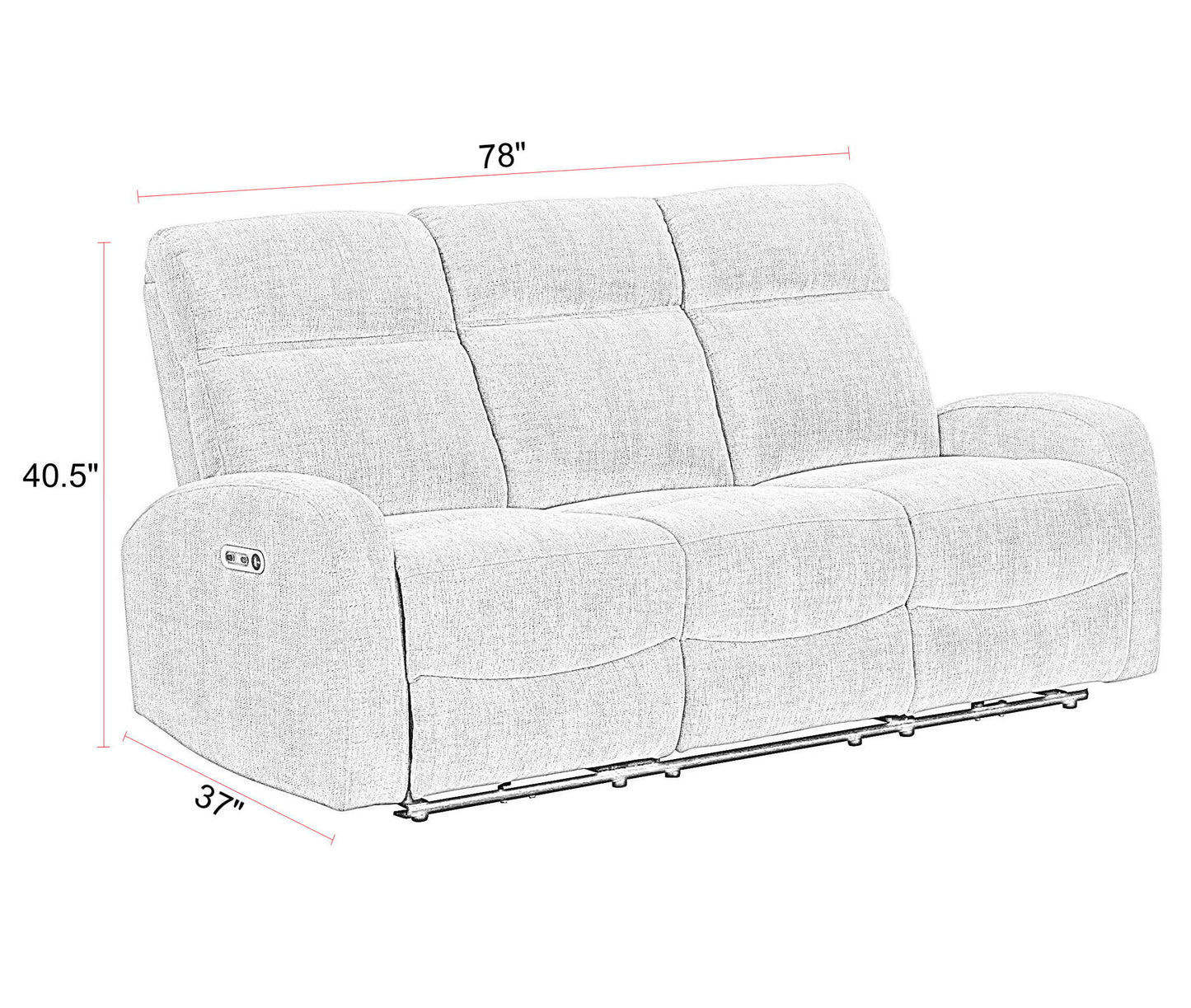 Tuscany - Power Reclining Sofa Set