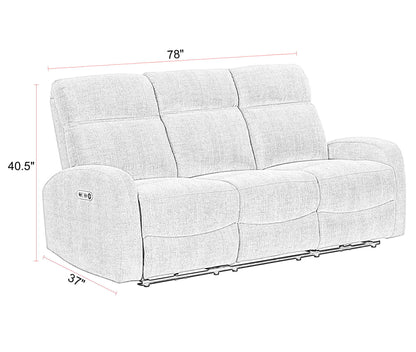 Tuscany - Power Reclining Sofa Set