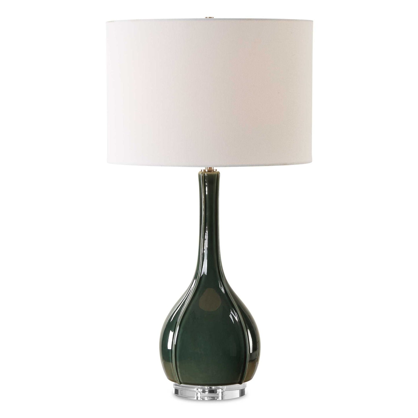 Essex - Green Glass Table Lamp