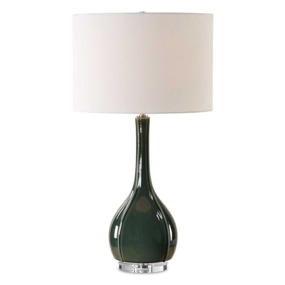 Essex - Green Glass Table Lamp