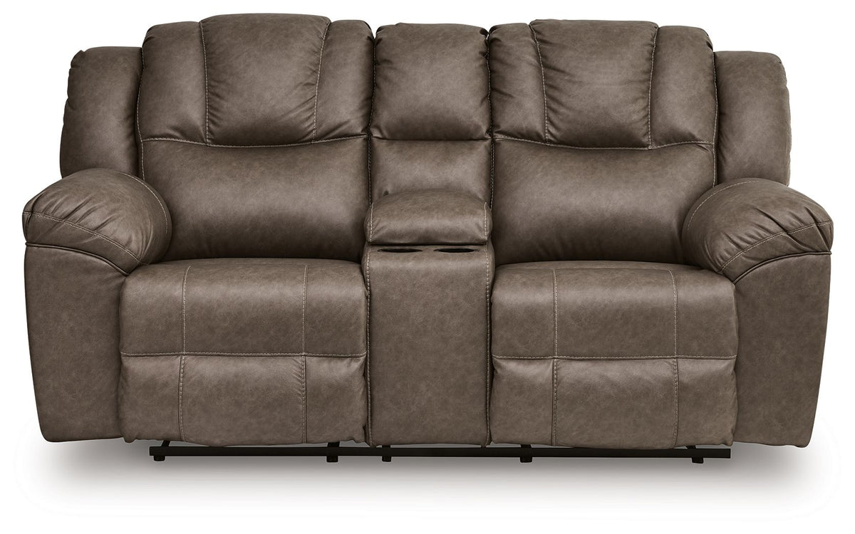 Lowilla - 2 Pc. - Reclining Sofa And Loveseat - Driftwood