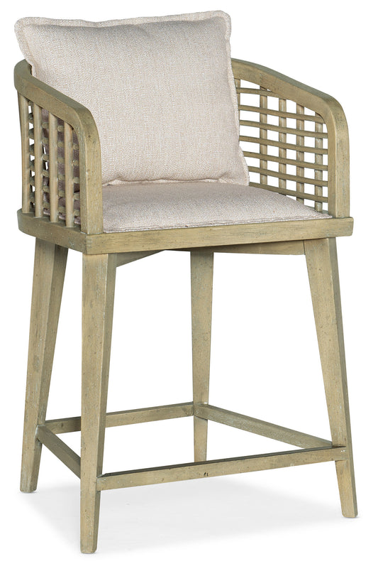 Surfrider - Barrel Back Counter Stool