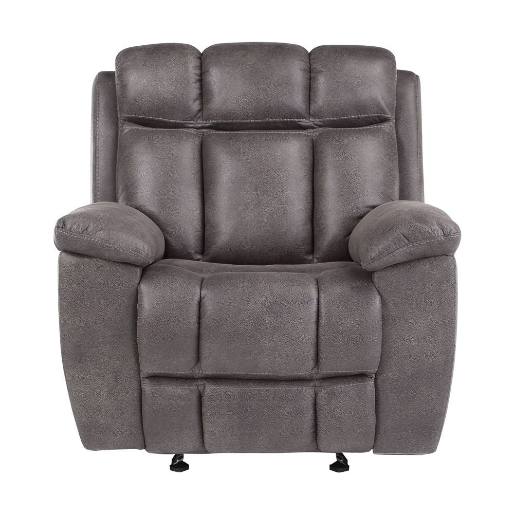 Goliath - Manual Glider Recliner - Arizona Grey