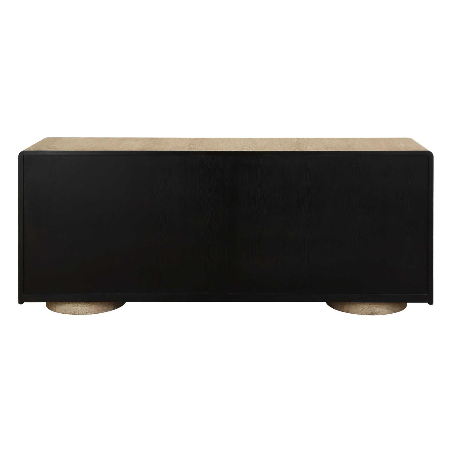 Evanston - 4 Door Natural Oak Cabinet - Woodtone