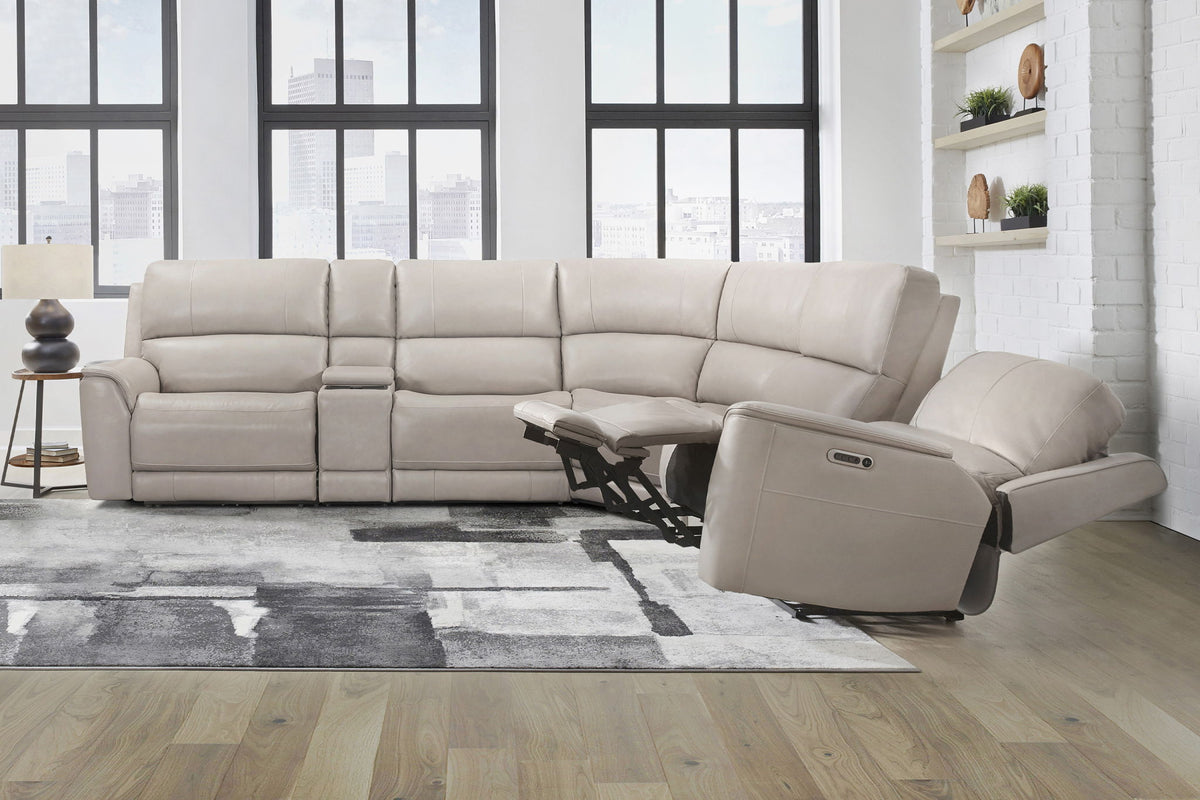 Easton - Power Reclining Sectional With Power Adjustable Headrests
