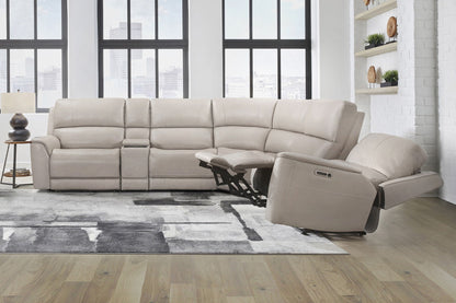 Easton - Power Reclining Sectional With Power Adjustable Headrests