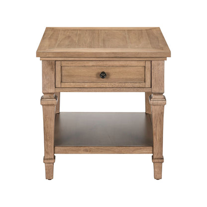 Haven Hills - End Table - Camel Beige