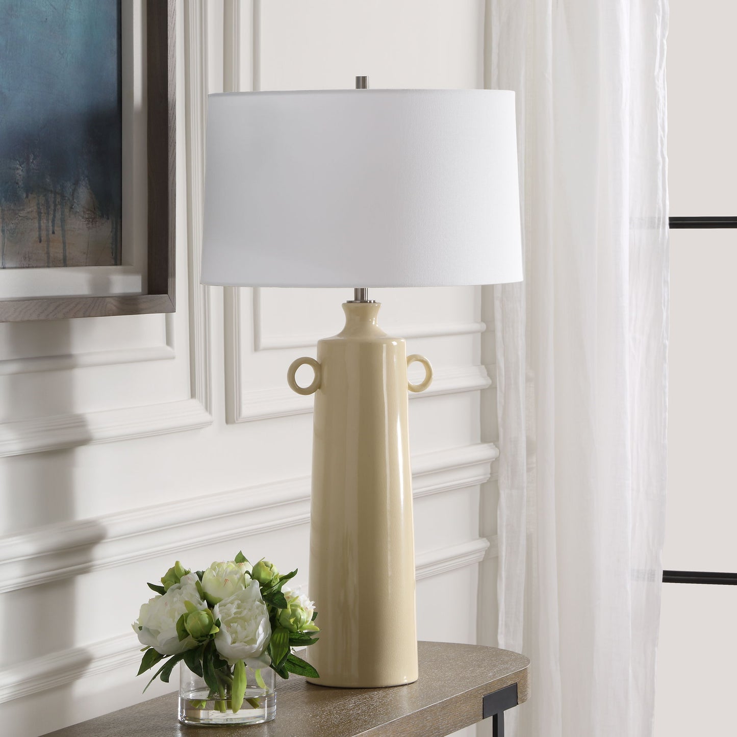 Florero - Pale Yellow Table Lamp