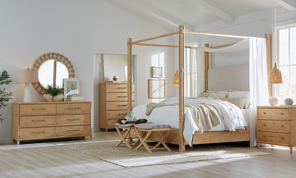 Retreat - Pole Rattan Nightstand