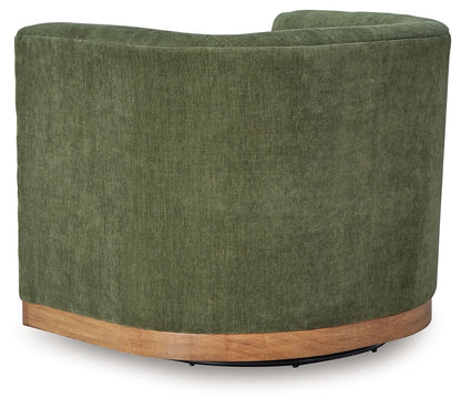 Jersonlow - Forest Green - Swivel Chair