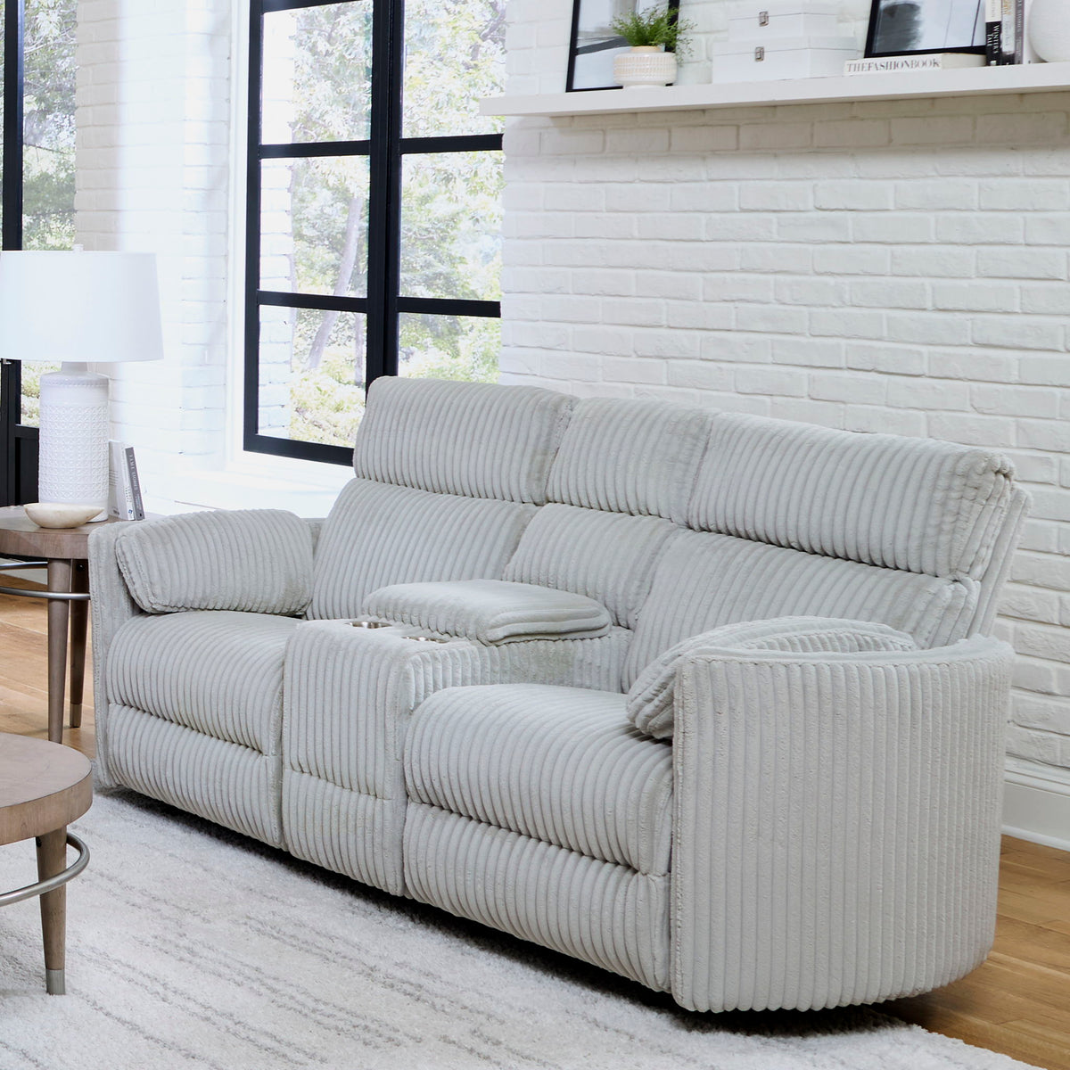 Radius - Power Glider Reclining Console Loveseat