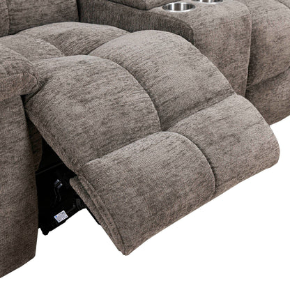 Buster - Manual Reclining Console Loveseat