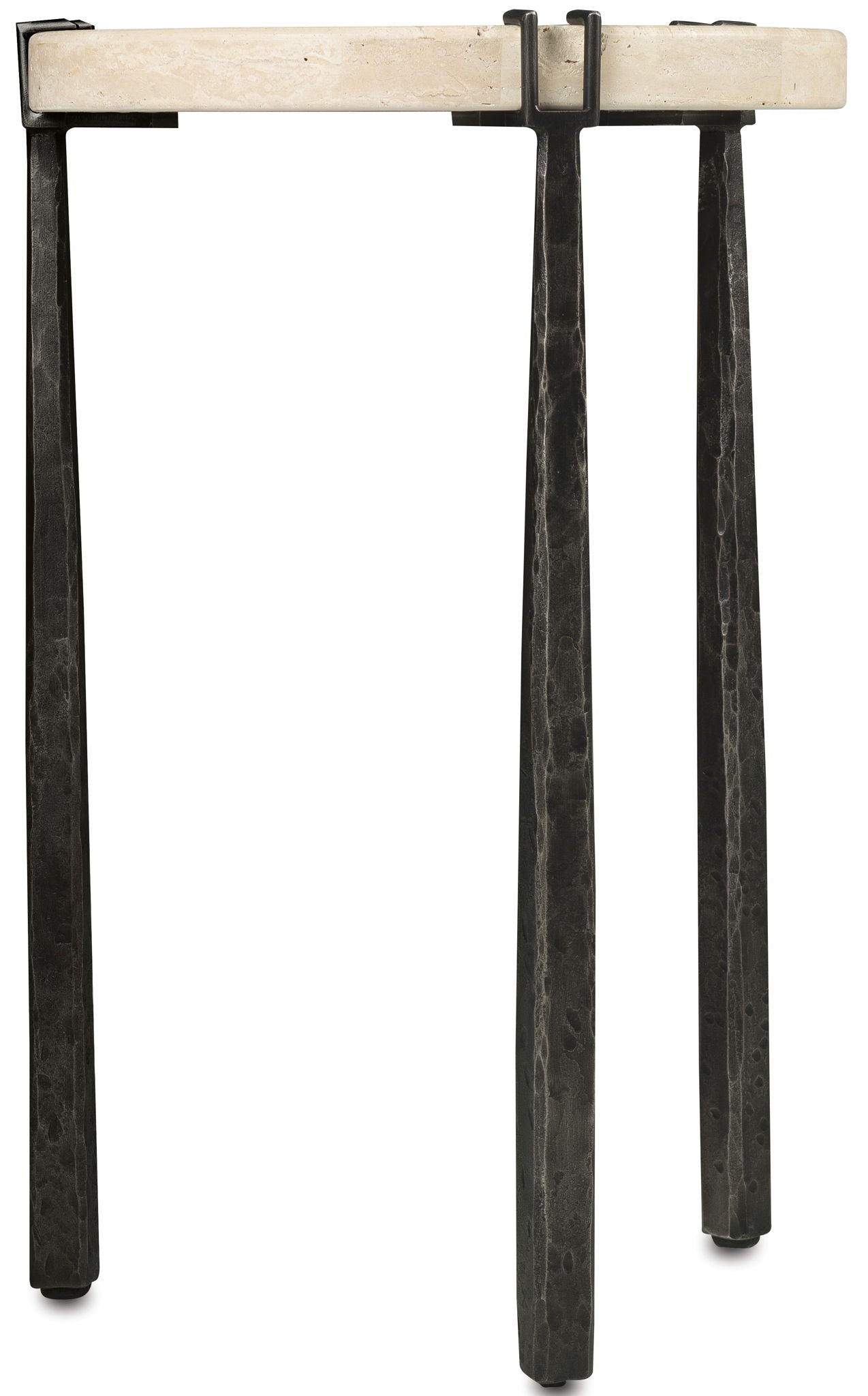 Driftwood - Metal Spot Table - Beige / Gray