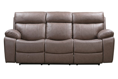 Theon - Manual Sofa With Drop Down Table - Stokes Toffee