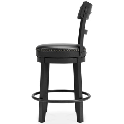 Valebeck - Full Back Swivel Stool