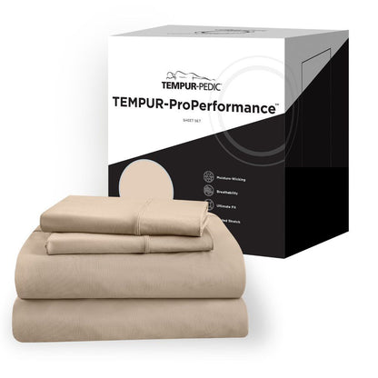 Linens - Tempur-Pedic ProPerformance Sheet Set - Sandstone