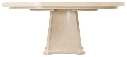 Westwood - Round Dining Table With One 20" Leaf - Beige