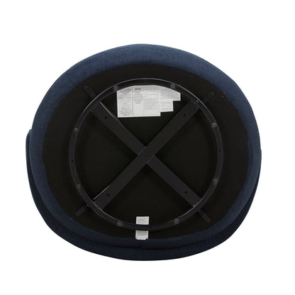 Haley - Upholstered Swivel Cuddler Chair