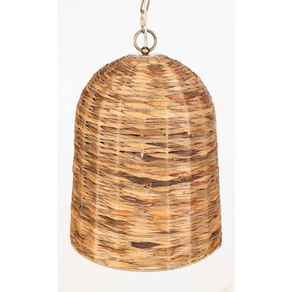 Rotorua - 1 Light Sea Grass Pendant - Light Brown