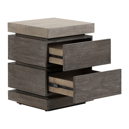 Piedmont - Chairside Table - Charcoal / Ash