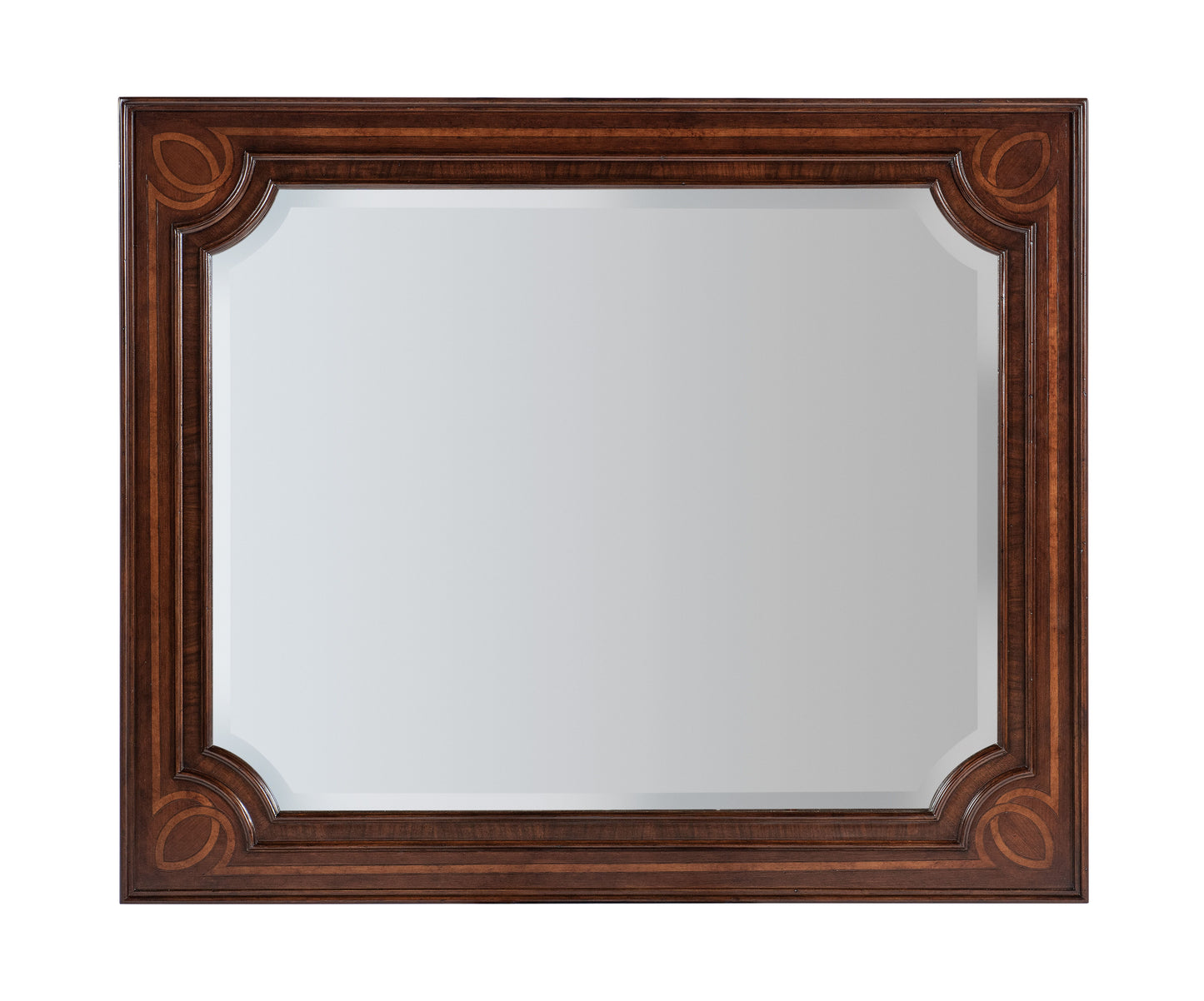 Charleston - Landscape Mirror - Dark Brown