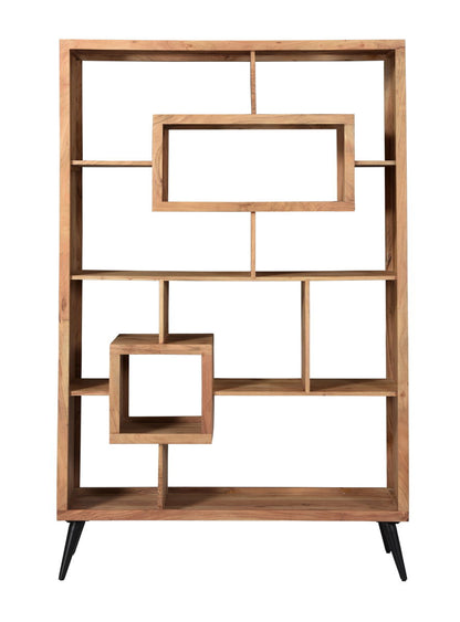 Bishop - Etagere - Acacia Natural / Black Powder Coat Finish