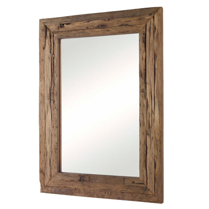 Rennick - Wood Mirror - Dark Brown