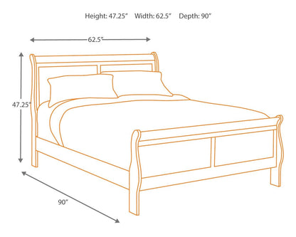 Alisdair - Dresser, Mirror, Sleigh Bed