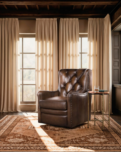 CC - Senda Swivel Chair - Dark Brown
