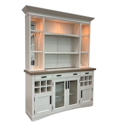 Americana Modern Dining - Buffet and Display Hutch - Cotton